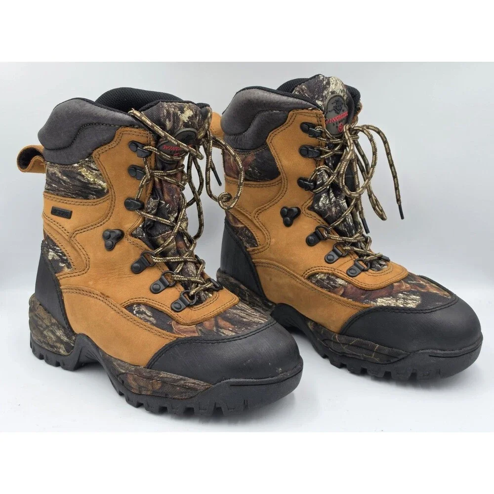 Winchester Hunting Boots Waterproof Realtree Edge Men's Size 7.5 Wide Womens 9